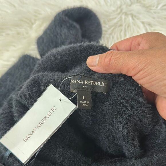 Banana Republic Factory Black Long Sleeve Cozy Design Dress NWT - Picture 6 of 9